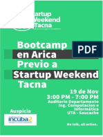 Bootcamp - Swtacna - Arica