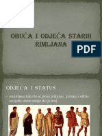 Odjeća o Obuća Starih Rimljana