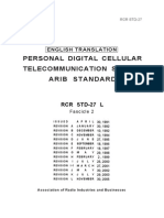 Personal Digital Cellular Telecommunication System Arib Standard