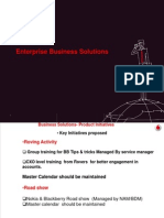 Enterprise Business Solutions: 1 17 November 2014