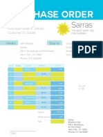 Purchase Order en Desaarrollo