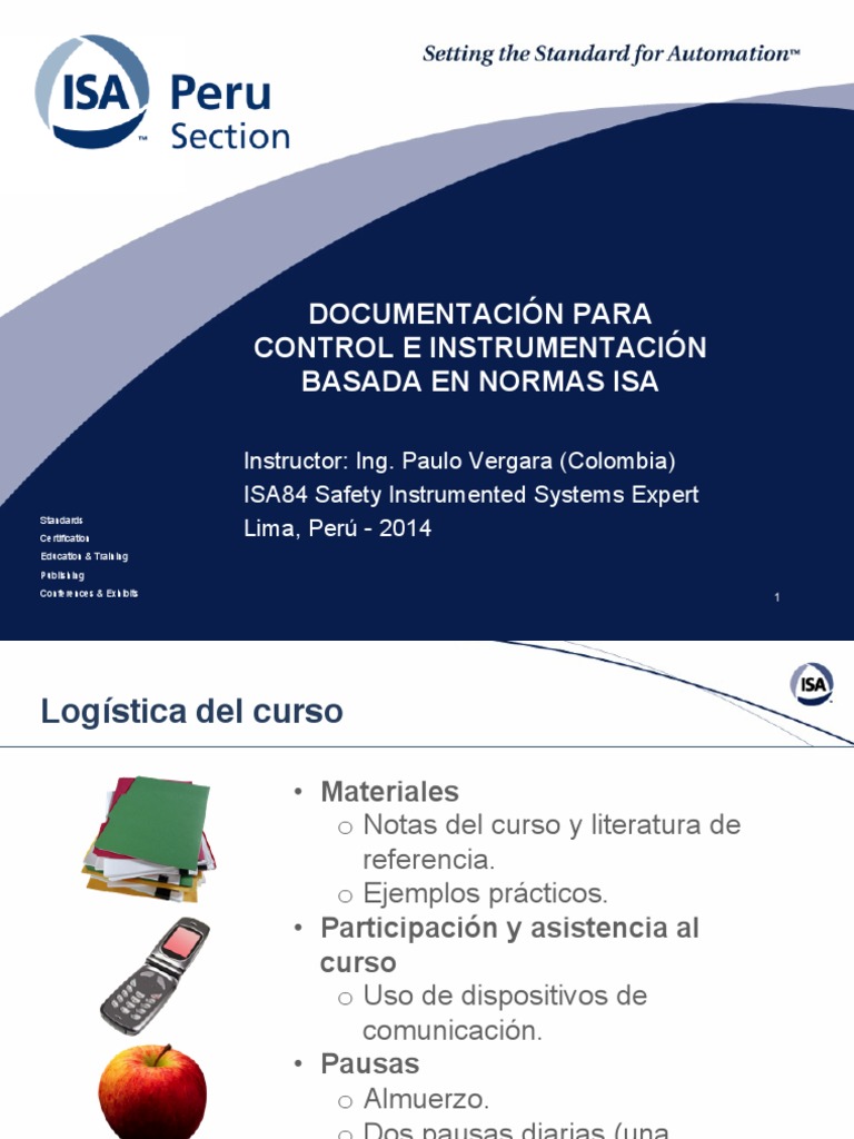 Documentación Para Control E Instrumentación Basados En Normas Isa