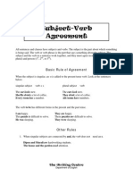 Subject-Verb Agreement: The Essential Rules