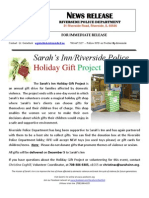 Sarah's Inn/Riverside Police: Holiday Gift