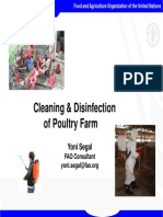 Cleaning & Disinfection FP LT F of Poultry Farm: Y Is L Yoni Segal