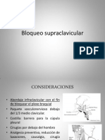 Bloqueo Supraclavicular