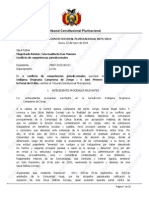 Sentencia Constitucional Plurinacional 0874/2014