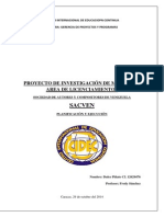 Proyecto de Investigación de Mercados Area de Licenciamientos Sociedad de Autores y Compositores de Venezuela Sacven