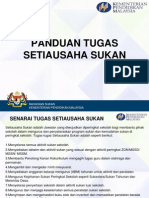 Panduan Tugas Setiausaha Sukan 2014