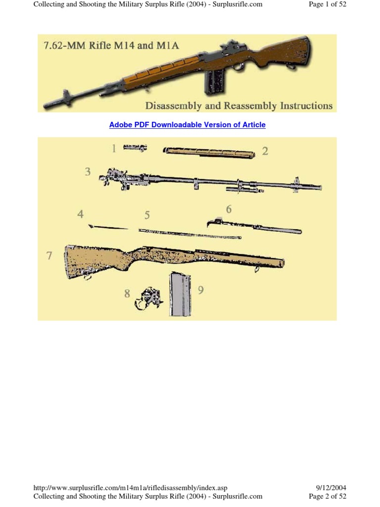 m14 Disassembly Rifle Nut (Hardware)