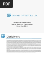 Download Denali Investors - Columbia Business School Presentation 20141111 - Final - Public by ValueWalk SN246928271 doc pdf
