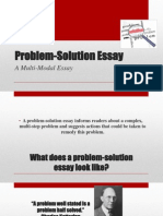 Problem and Solution Essay