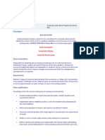 Senior Accountant: Job ID: AID20142110-13347 Company Name: Banco Popular de Puerto Rico Description