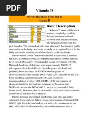 Vitamin D Worlds Healthiest Foods Rich In Vitamin