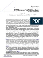 Using The bq24075 Charger and bq27500/1 Fuel Gauge: Application Report