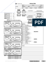 D&D 5E Character Sheet