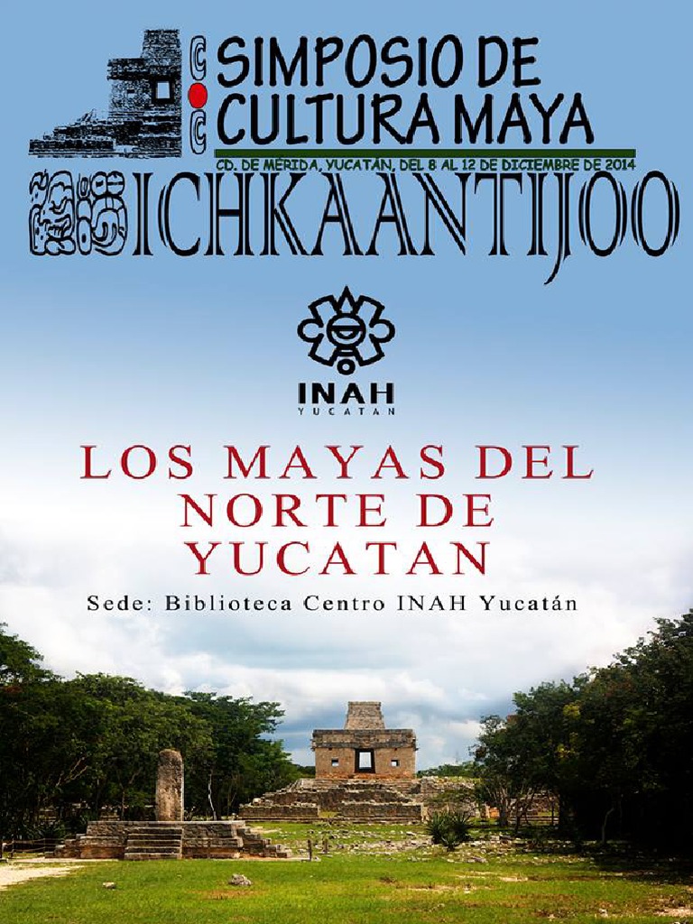 Cartel Simposio Cultura Maya