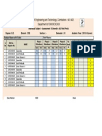 AU Web Portal - Individual Subject - Details