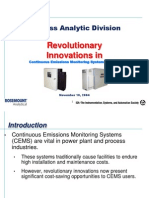 Revolutionary Innovations In: Process Analytic Division