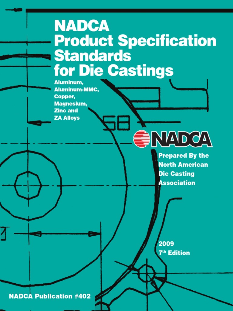 NADCA Product Specification Standards For Die Castings PDF