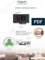 Hash Wireless Calling Systems: Without Wiring Without Central System Without Installation
