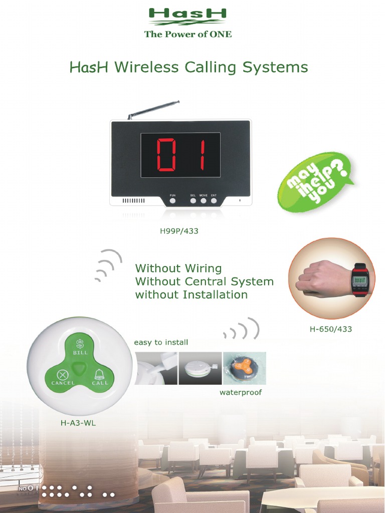 Wireless Call Systems for Businesses | PDF | Home & Garden | Computers