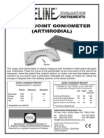 Baseline Large Joint Goniometer User Manual