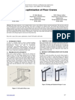 Design Optimization of Floor Cranes