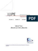 Special Issue: Education For Active Citizenship: Volume 8 Number 3 October, 2012