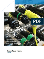 Specifier's Guide: Line Installation and Protective Equipment Master Catalog 5 KV - 35 KV Electrical Distribution Systems