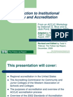 TFR InstitutionQuality&Accreditation ACCJC2006 TVT2009