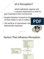 What Is Perception?: 6-1 Manoj Mathew, RCBS