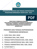 Pendataan PTK Dikmen 2014-2015