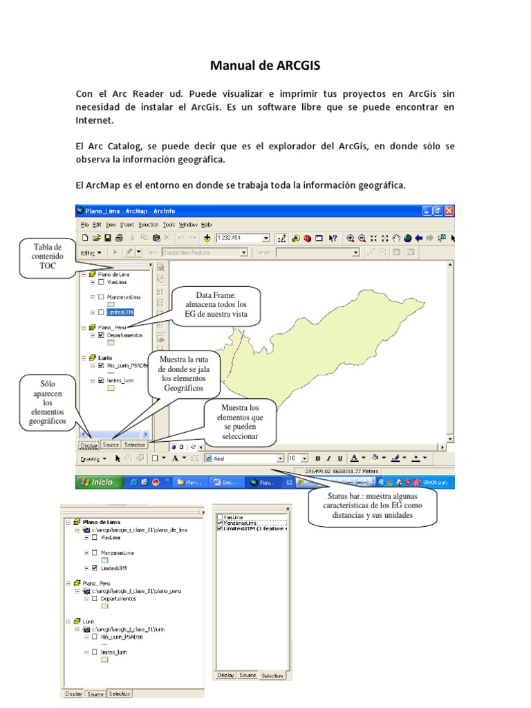 Manual de ARCGIS - Modulo ArcMAP | PDF | Píxel | Información