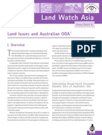 Issue Brief 6: Land Issues and Australian ODA