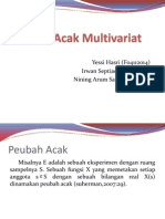 Peubah Acak Multivariat