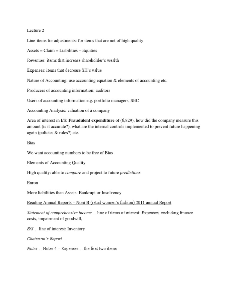 Accounting Analysis and Quality Insights | PDF