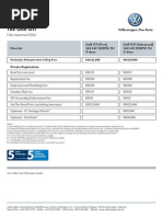 The Golf GTI: Price List Golf GTI (Pure) 162 KW (220PS) TSI 3-Door Golf GTI (Advanced) 162 KW (220PS) TSI 5-Door