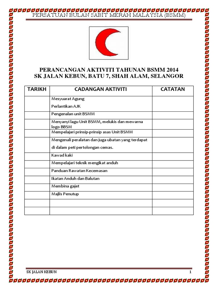 Aktivit Bulan Sabit Merah