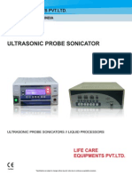 Ultrasonic Probe Sonicator