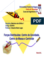 7 - Forcas Distribuidas - CG, CM e C