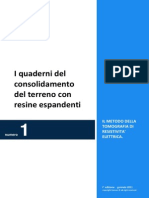 GEOSEC Quaderni Consolidamento Terreno Con Resine Espandenti - N°1