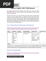 Huawei OptiX OSN 1500 Boards