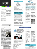 Boletim Igreja Cristã Evangélica Resgate 06 de abril 2014