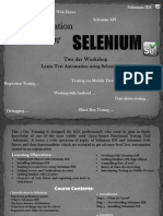 Test Automation Using Selenium 2 Days Karachi
