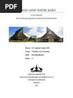 Download Sejarah Arsitektur - Batak Karo by Narizka AN SN246975862 doc pdf