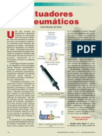 Atuadores pneumáticos na automação industrial