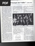 La Principal Del Vallès. Revista Quadern 48, 1985