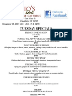 Daily Specials