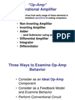 Ideal Op-Amps and Basic Circuits